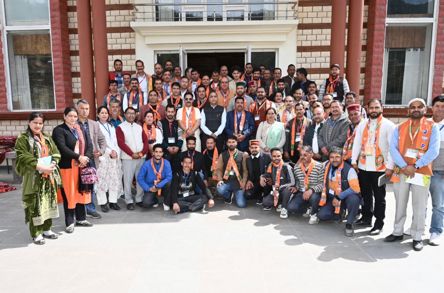 कांग्रेस के ‘झूठे प्रचार’ का दें मुंहतोड़ जवाब: थुनाग में जयराम ठाकुर का कार्यकर्ताओं को बड़ा संदेश