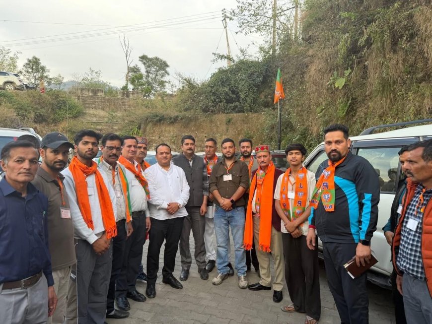 सिहुंता में भाजपा का प्रशिक्षण महाअभियान शुरू