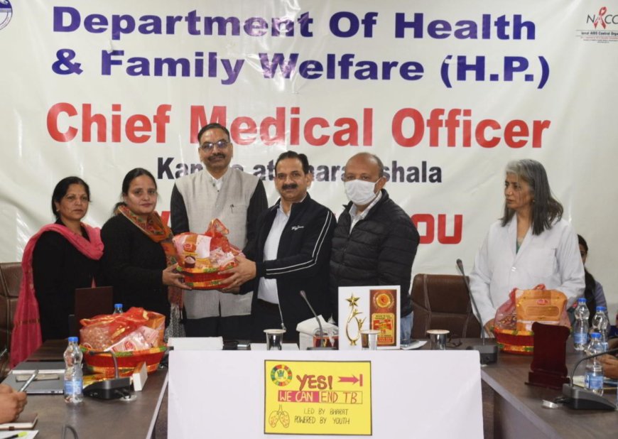 टीबी मुक्त कांगड़ा की ओर बड़ा कदम, 287 पंचायतें टीबी मुक्त घोषित