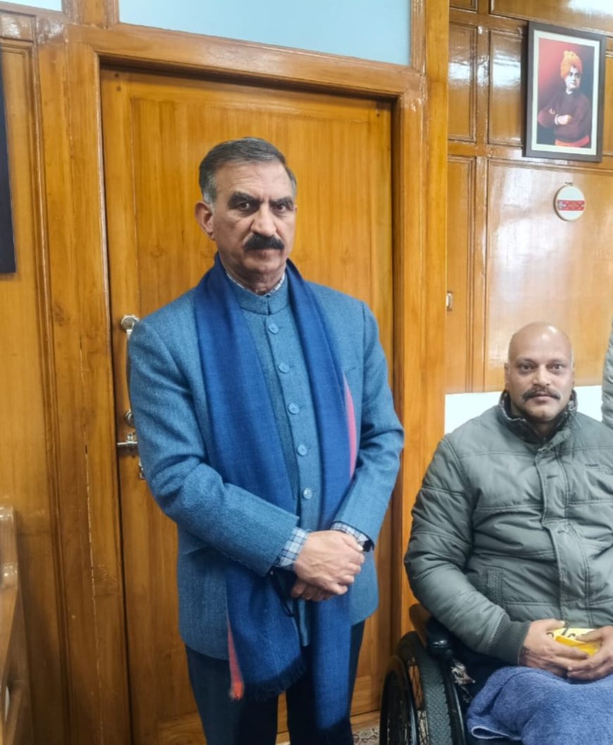 दिव्यांगों की पेंशन 1700 से 3000! भूपिंदर बंटी ने CM सुक्खू का जताया आभार