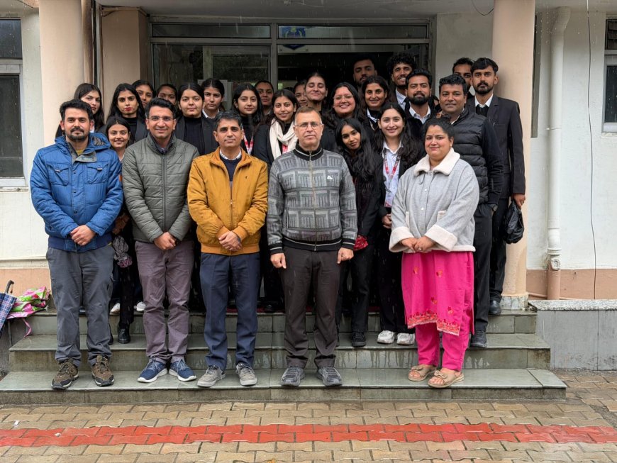 नादौन के छात्रों ने देखा ‘क्राइम की सच्चाई’! फॉरेंसिक लैब धर्मशाला में सीखी जांच की तकनीकें