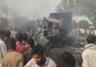 दो डंपरों की भीषण भिड़ंत; जिंदा जले ड्राइवर