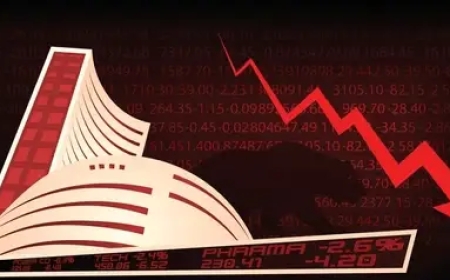 ट्रंप के बयान से शेयर बाजार धड़ाम, सेंसेक्स 1500 अंक गिरा