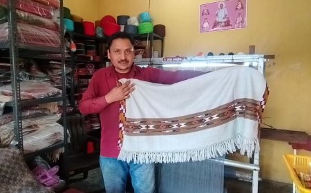 हुनर को सलाम: पारंपरिक शाल बुनाई की कला को जीवित रखे हुए हैं रामलाल