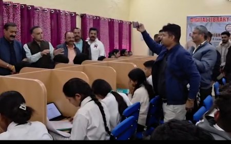 नूरपुर कॉलेज में डिजिटल लाइब्रेरी की सौगात, पूर्व विधायक अजय महाजन ने किया उद्घाटन