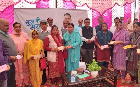 नादौन में 140 जरूरतमंदों को मिली राहत, 39 लाख रुपये के स्वीकृति पत्र बांटे