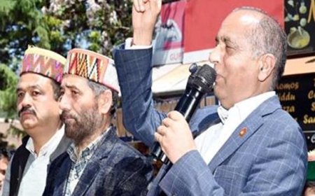 कुल्लू में BJP का प्रदर्शन, जयराम ने सरकार को घेरा