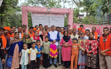 विधायक पवन काजल ने अब्दुल्लापुर पंचायत में नवनिर्मित शनि देव मंदिर का किया लोकार्पण 