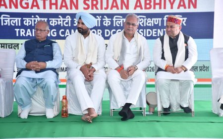 कांगड़ा में कांग्रेस का मेगा शक्ति प्रदर्शन! देशभर के 1000+ ज़िला अध्यक्षों को मिला बड़ा संदेश 🔥