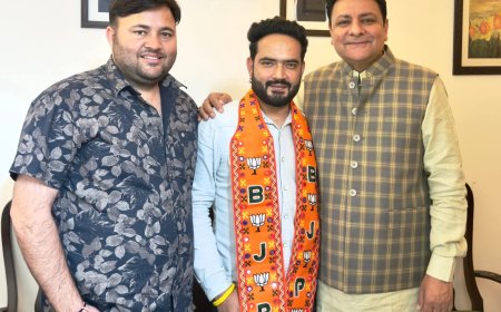 युवा कांग्रेस अध्यक्ष अभिषेक आनंद (शेखू) भाजपा में शामिल