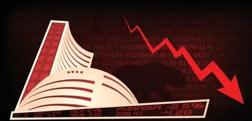 ट्रंप के बयान से शेयर बाजार धड़ाम, सेंसेक्स 1500 अंक गिरा