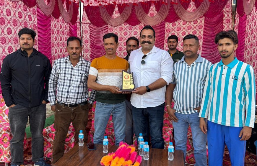 कांगड़ा में 7A साइड फुटबॉल टूर्नामेंट का शुभारंभ