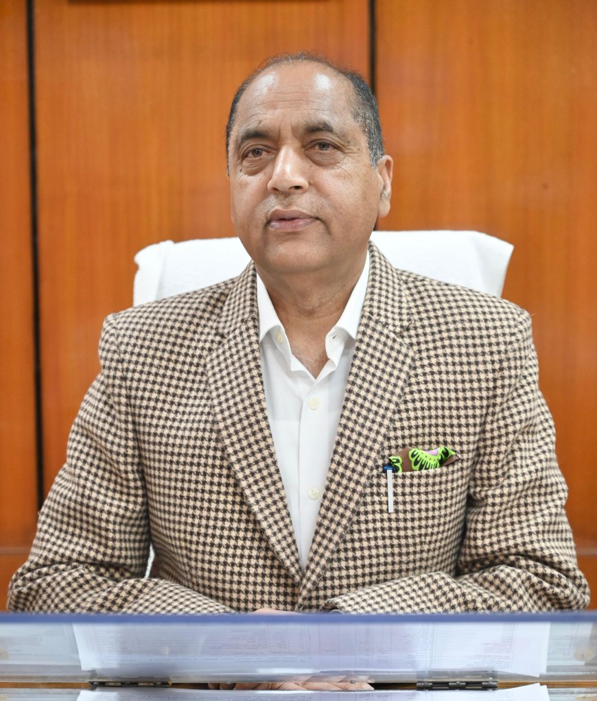 जमीन घोटाले में बेनकाब हो रहे चेहरों को बचा रही सुक्खू सरकार!’ चेस्टर हिल मामले पर जयराम ठाकुर का बड़ा हमला