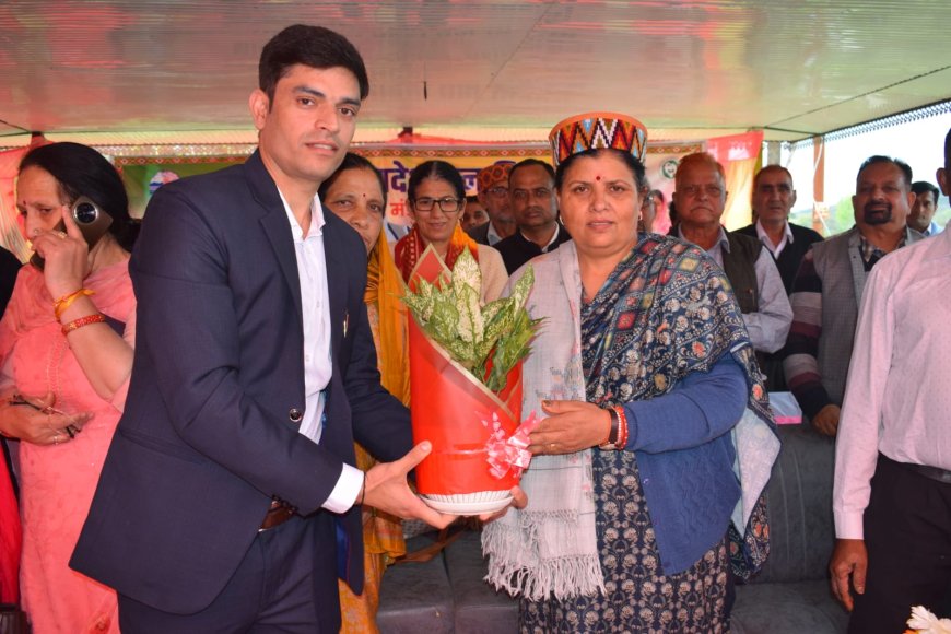 देहरा में कमलेश ठाकुर का बड़ा ऐलान, 87 लाख का प्रोजेक्ट