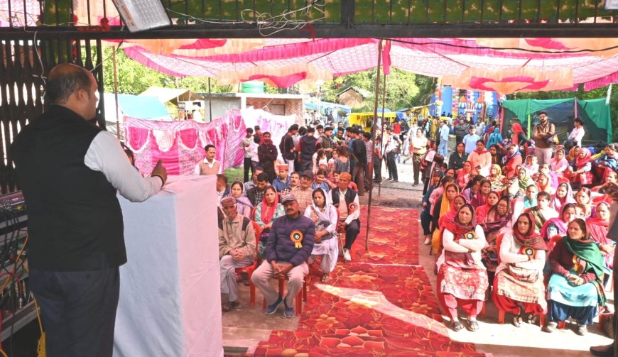 भम्बेड़ मेले में मंत्री गोमा के बड़े ऐलान, सड़क-मैदान की घोषणा