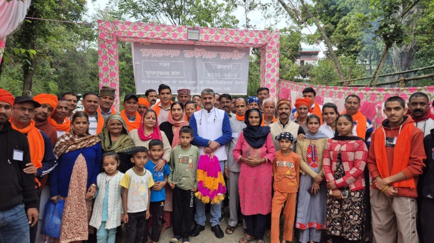 विधायक पवन काजल ने अब्दुल्लापुर पंचायत में नवनिर्मित शनि देव मंदिर का किया लोकार्पण 