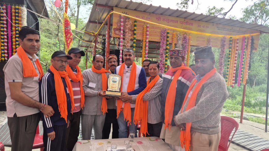 विधायक पवन काजल ने अब्दुल्लापुर पंचायत में नवनिर्मित शनि देव मंदिर का किया लोकार्पण 