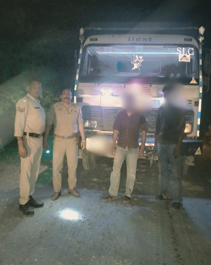 नूरपुर में अवैध खनन पर पुलिस का बड़ा एक्शन! 2 दिन में 8 वाहन जब्त, मचा हड़कंप