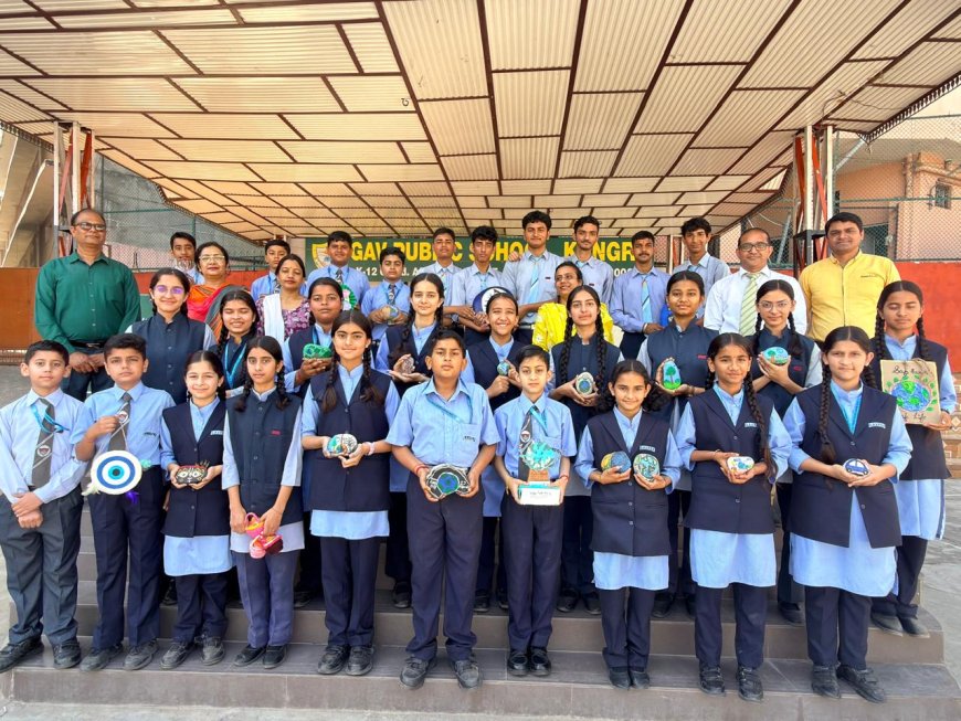 अर्थ डे पर जीएवी कांगड़ा में टैलेंट की धूम! हर प्रतियोगिता में छात्रों ने मचाया धमाल 🎨🌍