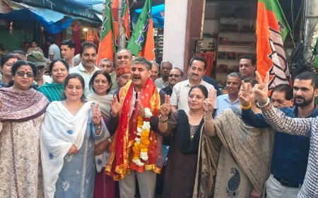 कांगड़ा में BJP जश्न, अब नगर परिषद पर नजर