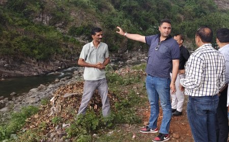 विनवा नदी में गंदगी फैलाने वालों की अब खैर नहीं! SDM संकल्प गौतम ने दी सख्त चेतावनी
