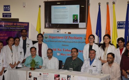 टांडा मेडिकल कॉलेज में विश्व तंबाकू निषेध दिवस पर जागरूकता अभियान