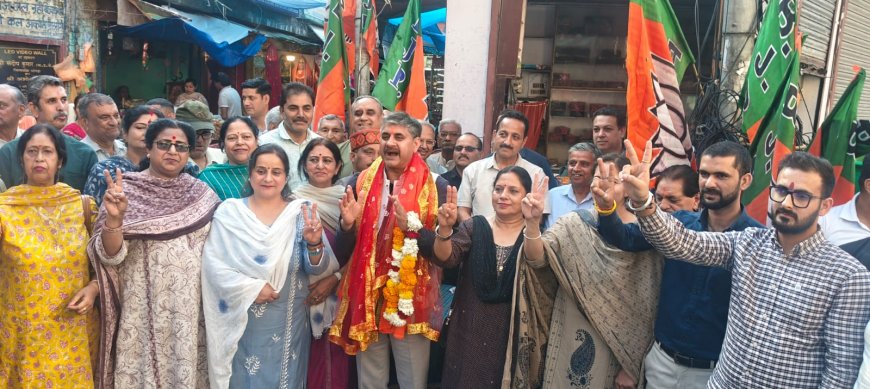 कांगड़ा में BJP जश्न, अब नगर परिषद पर नजर