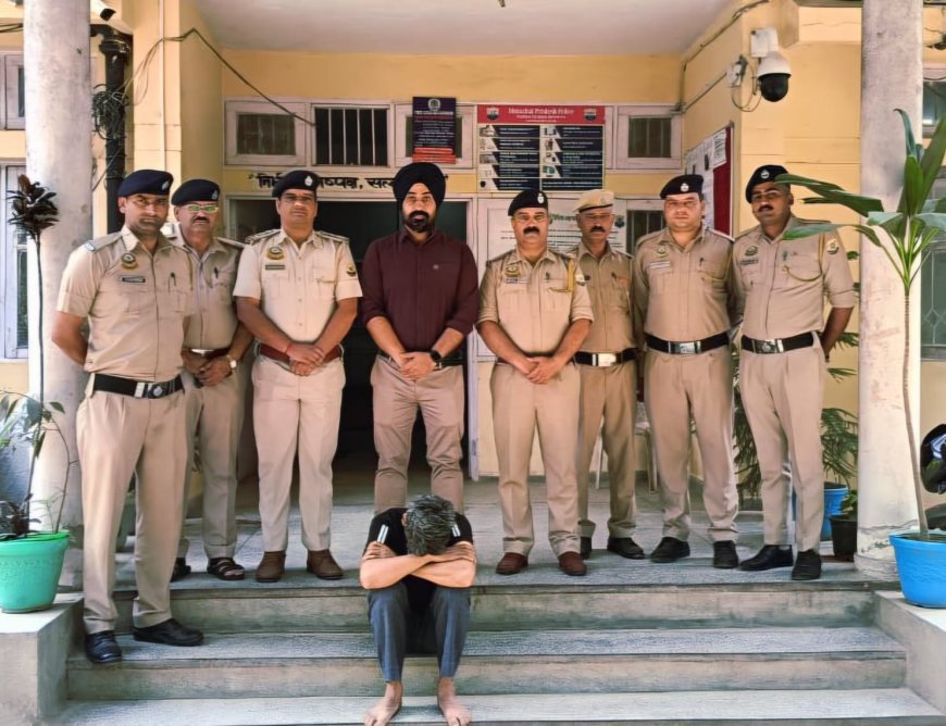 पंचायत चुनावों के बीच नादौन पुलिस की बड़ी कार्रवाई! युवक से चिट्टा, चरस और इलेक्ट्रॉनिक मशीन बरामद