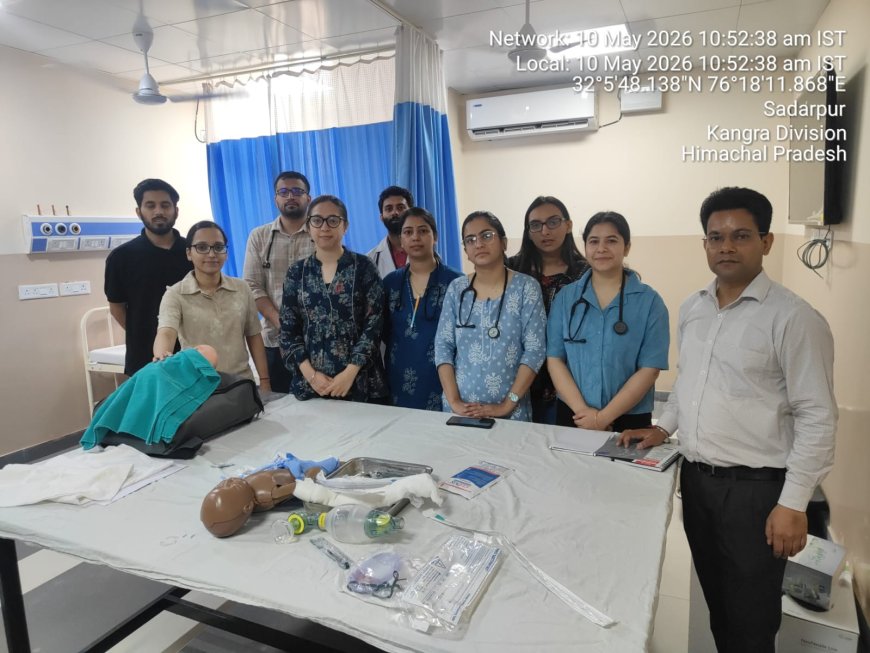 टांडा मेडिकल कॉलेज में NRP Day, 50 डॉक्टरों को ट्रेनिंग