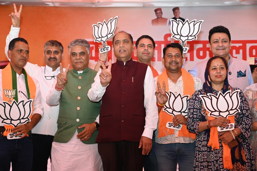 धर्मशाला का विकास जानबूझकर रोका गया: जयराम ठाकुर बोले—नगर निगम में भाजपा जीताओ, केंद्र से लाएंगे बड़ा बजट