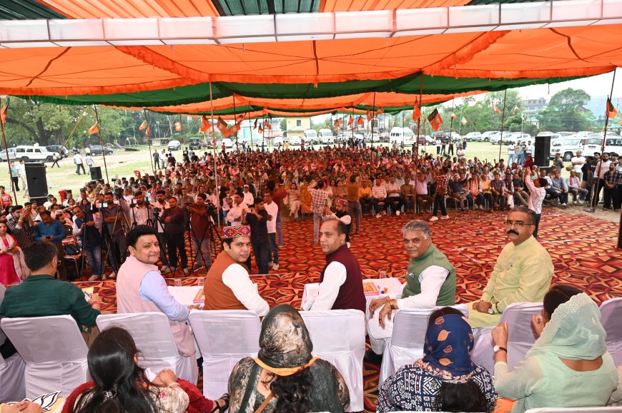 धर्मशाला का विकास जानबूझकर रोका गया: जयराम ठाकुर बोले—नगर निगम में भाजपा जीताओ, केंद्र से लाएंगे बड़ा बजट