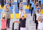 इंदौरा कॉलेज में विधायक मलेंद्र राजन ने किया योगाभ्यास, छात्रों को मिली बी.कॉम. लॉजिस्टिक्स कोर्स की बड़ी सौगात