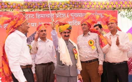 मुख्यमंत्री सुक्खू की बड़ी घोषणा: महाराणा प्रताप स्कूल में बनेगा ₹1 करोड़ का इंडोर स्टेडियम