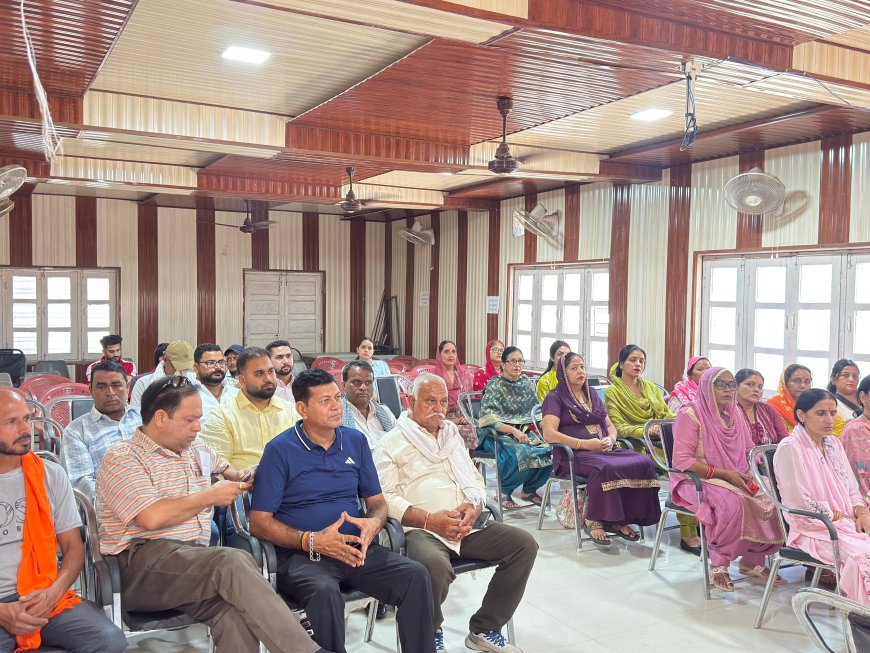 इंदौरा पंचायत समिति सदस्यों ने ली शपथ, विकास को मिलेगी रफ्तार: मलेंद्र राजन
