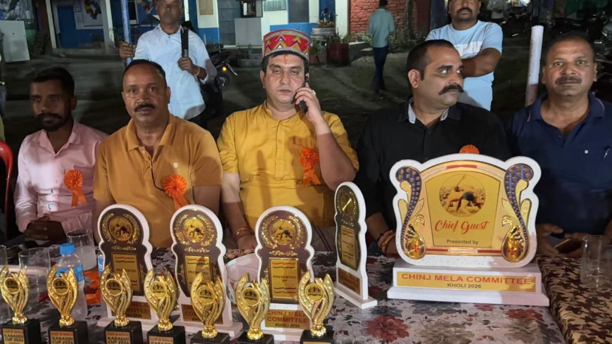 खोली मेले में मुनीश शर्मा का बड़ा ऐलान, कबड्डी खिलाड़ियों को मिलेगा खेल मैट; रोजगार पर भी दिया बड़ा संदेश