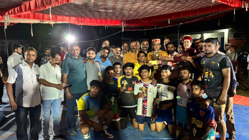 खोली मेले में मुनीश शर्मा का बड़ा ऐलान, कबड्डी खिलाड़ियों को मिलेगा खेल मैट; रोजगार पर भी दिया बड़ा संदेश