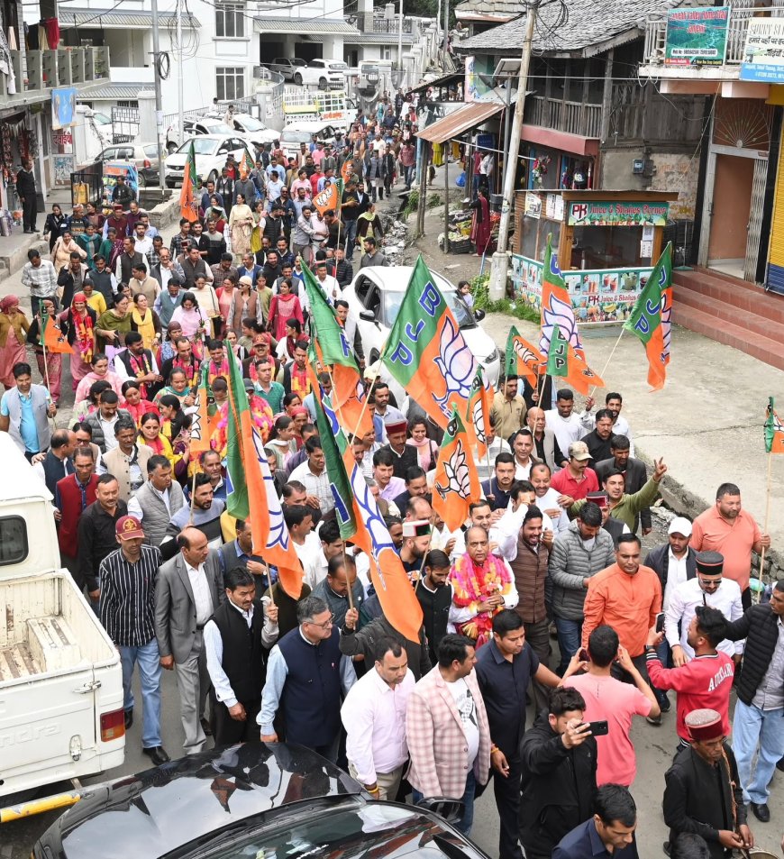 सराज में भाजपा का क्लीन स्वीप! तीनों पंचायत समितियों पर कब्जा, कांग्रेस को प्रत्याशी तक नहीं मिला: जयराम ठाकुर