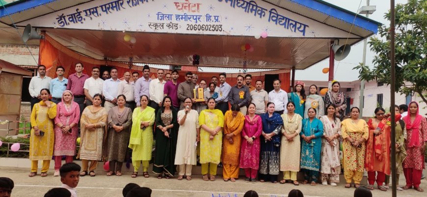 35 वर्षों की नौकरी के बाद सेवानिवृत्त हुए धनेटा स्कूल के प्रिंसिपल