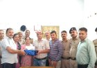 स्थानांतरण पर थाना प्रभारी निर्मल सिंह को भावभीनी विदाई