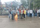 नादौन बस अड्डा के पास इंद्रपाल चौक में युवाओं ने किया जोरदार प्रदर्शन