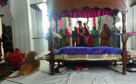 सावन संक्रांति पर गुरुद्वारा लोह लंगर बैहल में उमड़ी संगत