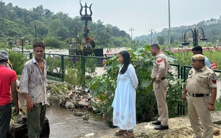एसडीएम ने पानी के ड्रेनेज को बनेर खड्ड से जोड़ने के दिए निर्देश