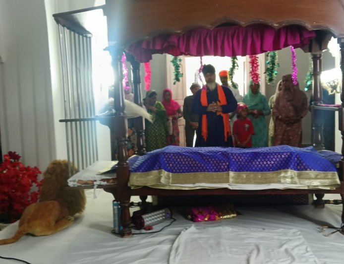 सावन संक्रांति पर गुरुद्वारा लोह लंगर बैहल में उमड़ी संगत