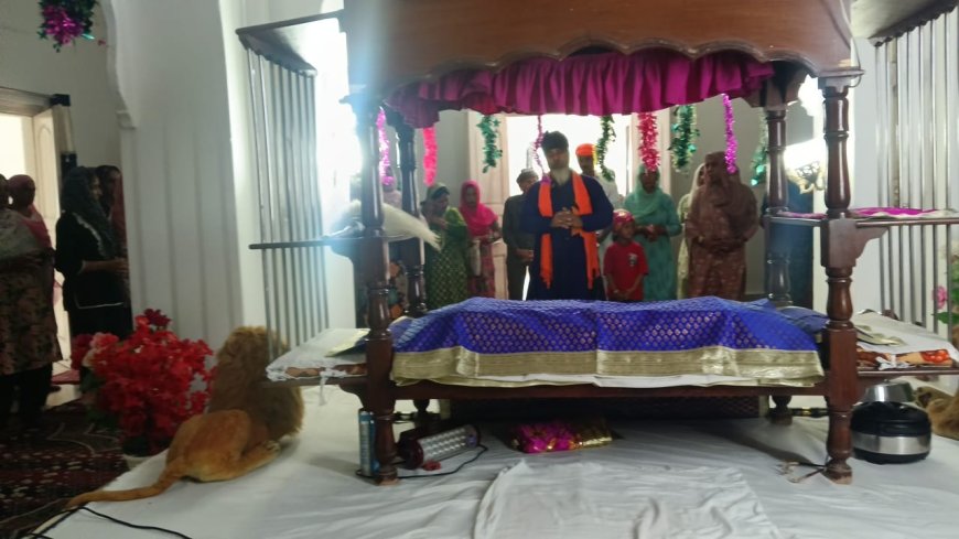 सावन संक्रांति पर गुरुद्वारा लोह लंगर बैहल में उमड़ी संगत