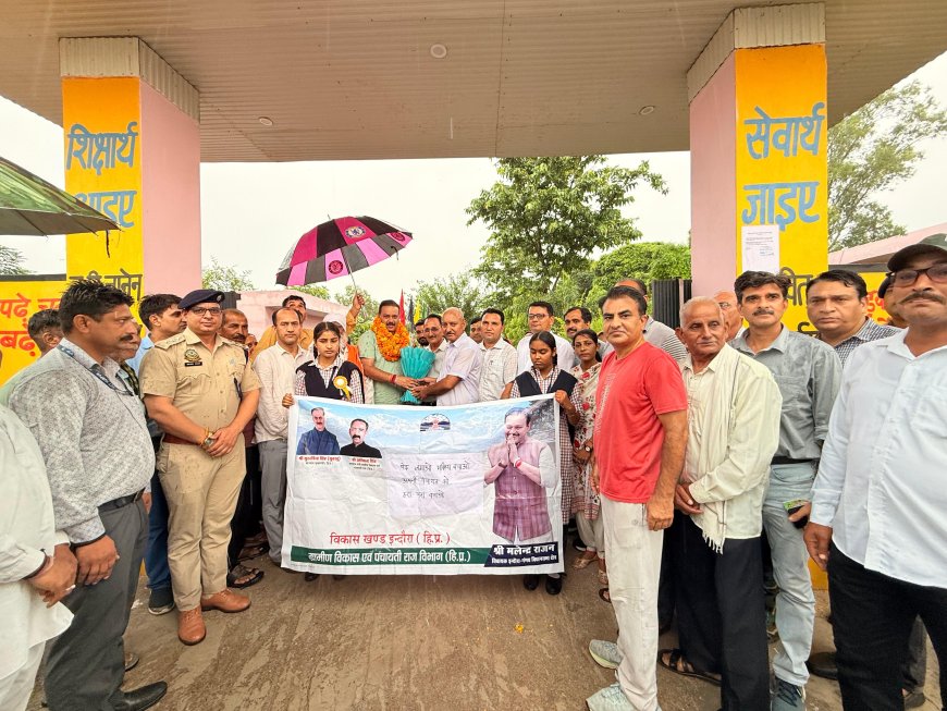 इंदौरा विधानसभा क्षेत्र की सभी 58 पंचायतों में चलाया पौधरोपण अभियान