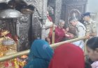 जिला पुलिस प्रमुख ने कांगड़ा मंदिर में सुरक्षा व्यवस्थाओं का लिया जायजा