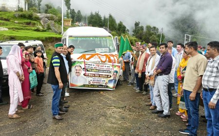 आजादी के 79 वर्षों बाद करेरी वासियों को मिली बस सुविधा : केवल सिंह पठानिया