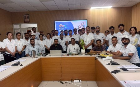 MY BHARAT प्रशिक्षण के पांचवें दिन युवाओं को डिजिटल कौशल और जनसंपर्क का दिया प्रशिक्षण