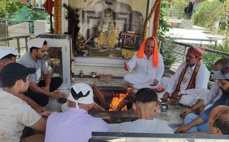 नाग पंचमी पर करियाड़ा नाग मंदिर में हुआ हवन-यज्ञ