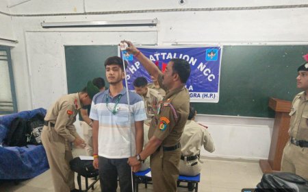एनसीसी भर्ती में उमड़ा युवाओं का सैलाब, 35 श्रेष्ठ कैडेट्स का होगा चयन